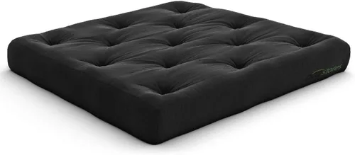 Miniatura 6 de Nirvana Futons Colchón de futón completo de 6 pulgadas, sarga azul marino, fabricado en Estados Unidos Azul marino (Navy Twill)