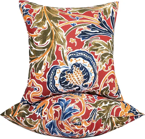 Miniatura 7 de JMGBird Almohadas impermeables para exteriores de 18 x 18 pulgadas para muebles de patio, cama, sofá y sofá Almohadas de exterior con inserto