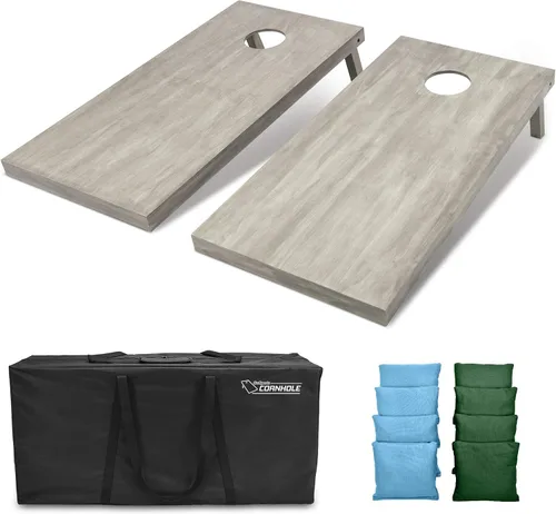 Miniatura 27 de GoSports Juego de tablas de cornhole de madera de tamaño reglamentario de 4 x 2 pies, incluye funda de transporte y bolsas de frijoles