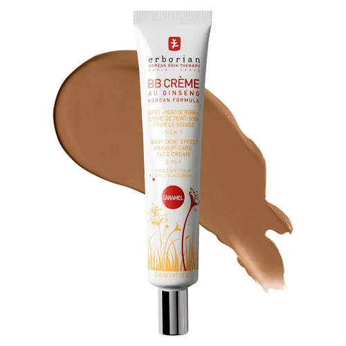 Erborian BB Crema Matte Beauty Balm SPF 20, Cuidado de la piel coreana para unificar el tono Maquillaje híbrido, hidrata y oculta, cobertura