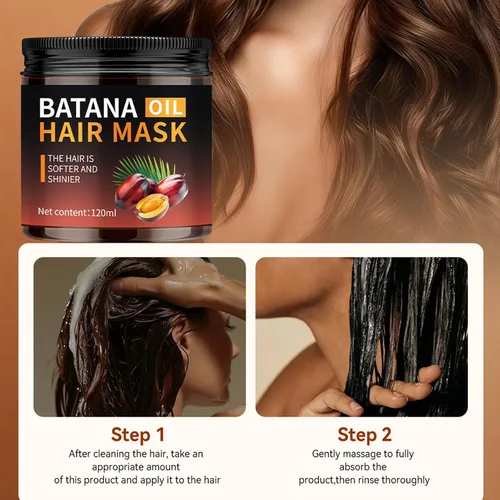 Miniatura 6 de Batana Oil for Hair Growth,Pure & Natural Batana Paste,Deep Conditioning Hair Mask to Strengthen Hair,Frizz Control,Silky Smooth Thick Hair,Hair