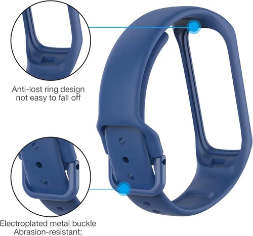 Miniatura 2 de Compatible con accesorios de correa de silicona de repuesto para Samsung Galaxy Fit 2 Band