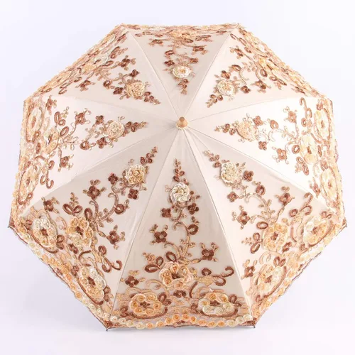 Miniatura 51 de Honeystore - Parasoles de encaje de flores para fiesta de boda, paraguas nupcial de encaje