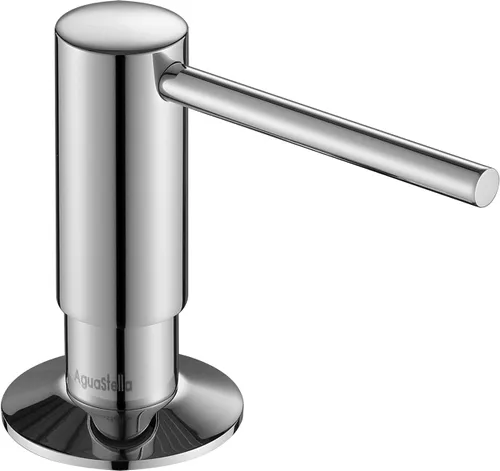 Miniatura 15 de AguaStella ASF026BG Dispensador de jabón integrado dorado cepillado brillante para fregadero de cocina con botella de jabón bomba de encimera