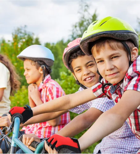 Miniatura 2 de 3 pares de guantes de medio dedo para niños guantes de deporte antideslizantes guantes de gel para niños ciclismo ciclismo