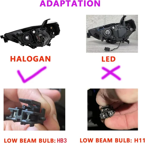 Miniatura 2 de Archaic - Para ensamble de faros para Toyota 4Runner 2014-2020, estilo de fábrica original, lado del conductor, TO2518150 8117035570, 8117035571
