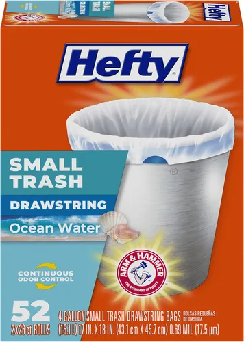 Miniatura 7 de Hefty - Bolsas pequeñas de basura, aroma Fabuloso, 4 galones, 34