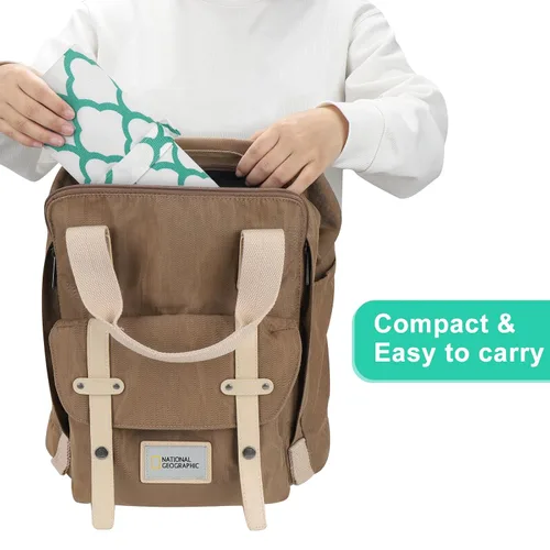 Miniatura 5 de Accmor Cambiador de pañales portátil, impermeable, plegable, cambiador de bebé para viajes, regalos de registro de baby shower