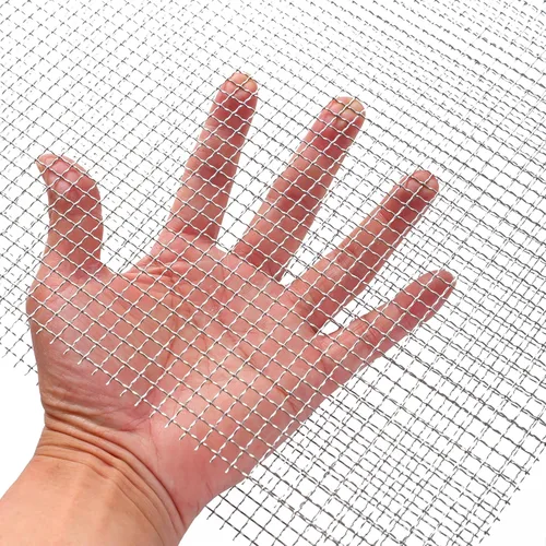 Miniatura 9 de Paquete de 2 malla de acero inoxidable, 4 malla completamente soldada, 12 x 24 pulgadas (310 mm x 620 mm), acero inoxidable 304, fácil de cortar
