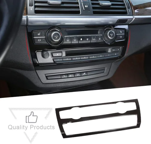 Miniatura 5 de Mando de plástico ABS para coche, aire acondicionado y volumen, para BMW X5 X6 E70 E71 2008-2013, color negro