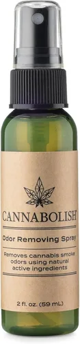 Miniatura 9 de Cannabolish Spray eliminador de olores de lavanda y ambientador, 2 onzas líquidas. Tamaño de viaje