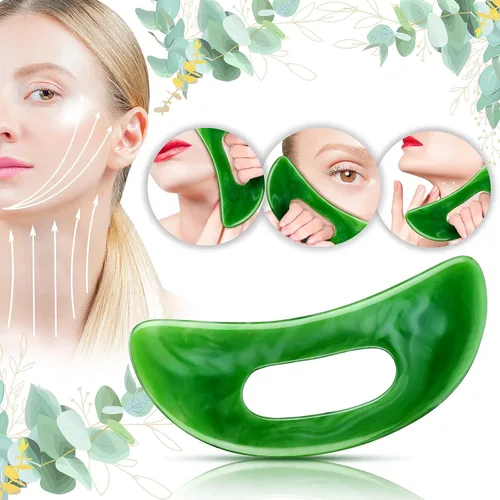 Miniatura 5 de Gua Sha - Herramienta de masaje con mango, herramientas de masaje de resina, masajeador de drenaje linfático, moldeador corporal, herramientas Gua