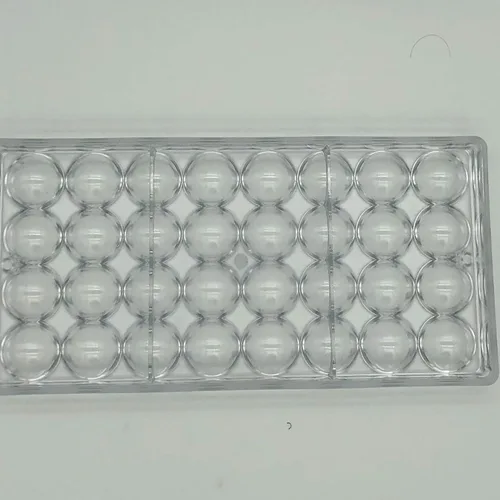 Miniatura 5 de Molde de policarbonato para esferas de chocolate de 2.7 cm, molde pequeño para caramelos redondos (xs 1.06 pulgadas)
