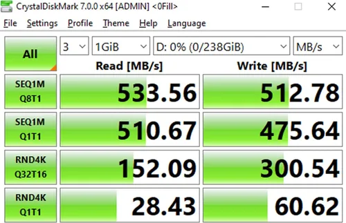 Miniatura 9 de Timetec 256GB SSD 3D NAND SATA III 6Gb/s 2.5 pulgadas 7mm (0.28") Velocidad de lectura de hasta 530 MB/s SLC caché Unidad interna de estado sólido
