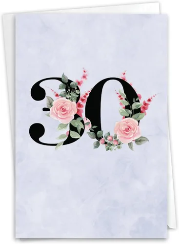 Miniatura 11 de NobleWorks Tarjeta de felicitación de 30 aniversario (compañero de trabajo) con sobre de 5 x 7 pulgadas para hombres, mujeres (1 tarjeta), cuenta