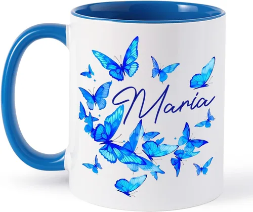 Miniatura 9 de Fifty & Fabulous - Taza de regalo para mujer/hombre, tazas personalizadas con nombre, regalos personalizados de 50 cumpleaños