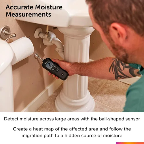 Miniatura 3 de FLIR Medidor de Humedad con Sonda Esférica MR59 y Bluetooth