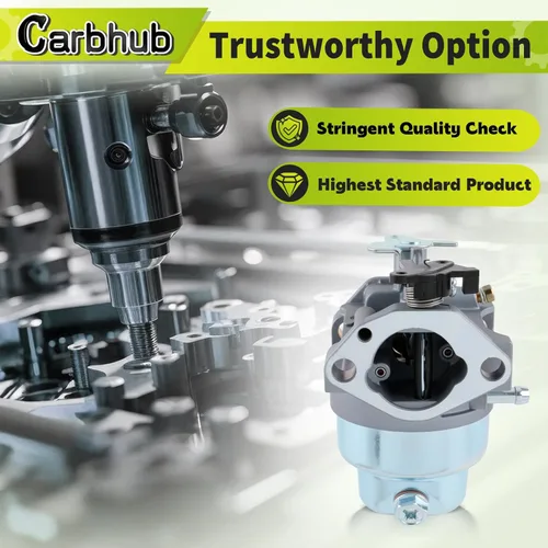 Miniatura 9 de Carbhub Carburador GCV160 para Honda GCV160 GCV160A GCV160LA GCV160LE HRB216 HRS216 HRT216 HRZ216 Reemplaza 16100-ZM0-804 16100-ZM0-802