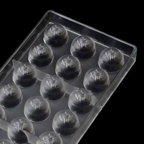 Miniatura 4 de Molde de policarbonato para chocolate, molde de caramelo de bricolaje, plástico duro transparente, utensilios de repostería, herramientas de 19315