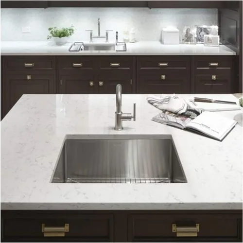 Miniatura 6 de VADANIA - Fregadero de barra de cocina de 20 pulgadas, 20"x18"x10", de un solo tazón, de montaje inferior, acero inoxidable calibre 18 T304, acabado