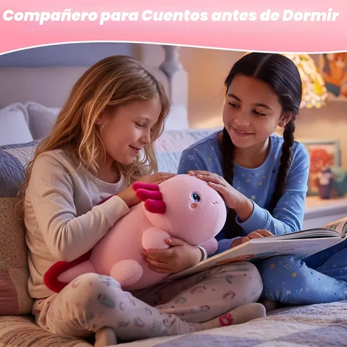 Miniatura 8 de SQEQE Ajolote de peluche con peso, juguete de peluche de ajolote con peso suave, bonita almohada para abrazar, regalo para niños y adultos