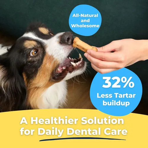 Miniatura 2 de Tartar Shield® Galletas dentales para perros Golosinas diarias seguras Galletas limpian dientes y encías, aliento fresco, apoyo natural