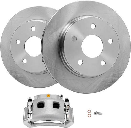 Miniatura 52 de Detroit Axle - Kit de freno delantero para Honda Odyssey 1999-2004 2001-2002 MDX Rotores de freno de disco Pinza de freno de disco con soporte