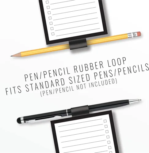 Miniatura 4 de Evercio Lista de comestibles Bloc de notas magnético para refrigerador Para listas de compras, bloc de notas minimalista para refrigerador