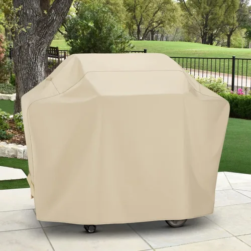 Miniatura 6 de SunPatio Funda para barbacoa de 64 pulgadas para exteriores, resistente al agua, para parrilla de gas, protector de parrilla de propano resistente