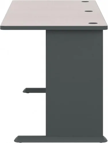 Miniatura 9 de Bush Business Furniture - Serie A 36W Escritorio 36W Negro, Madera Blanco y pizarra