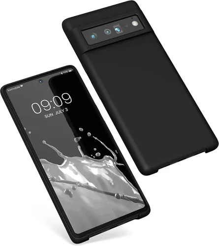 Miniatura 496 de kwmobile Funda Compatible con Google Pixel 6 Pro - Funda de teléfono de silicona TPU con acabado suave - Azul Arrecife
