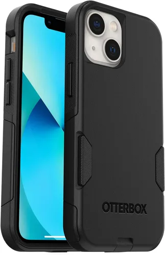 OtterBox iPhone 13 Mini & iPhone 12 Mini (Solo) - Estuche de la Serie Commuter - Negro - Delgado y Resistente - Apto para Bolsillo - con Protección