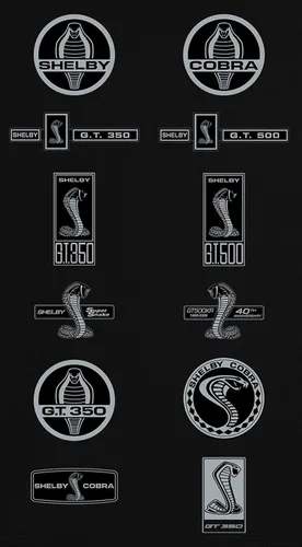 Miniatura 4 de JH DESIGN GROUP Ford Shelby Cobra - Sudadera con capucha con cremallera y emblemas delanteros y traseros
