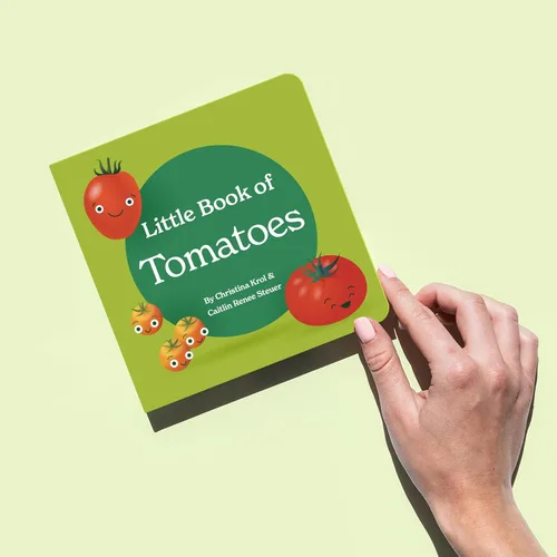 Miniatura 6 de Little Book of Tomatoes by Chunky Deli: A Clever Foodie Board Book for Babies and Toddlers, Unique Baby Shower Gift for New Parents Libro