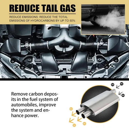 Miniatura 5 de 12 unids auto convertidor catalítico limpiador motor Booster Up Cleaner sistema de combustible aditivo escape depósitos de carbono eliminación