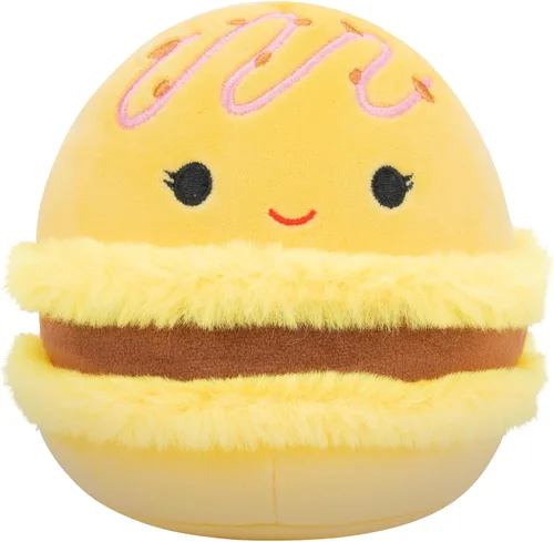 Miniatura 4 de Squishmallows Comida original de 5 pulgadas, paquete de 4 – Kachina Kiwi, Rayen Pancakes, Visconti Lemon Macaron, Wanda Watermelon – Peluche