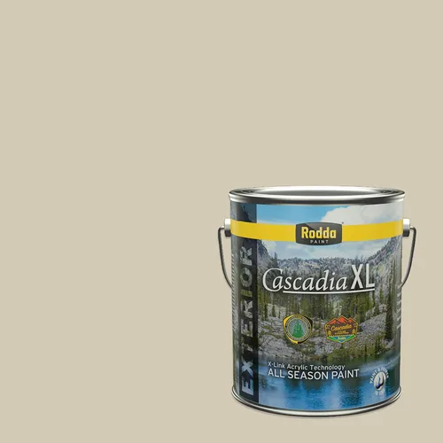 Miniatura 110 de Rodda Paint CASCADIA XL Pintura e imprimación satinada exterior en uno, cuarto de galón, Acapulco Dive