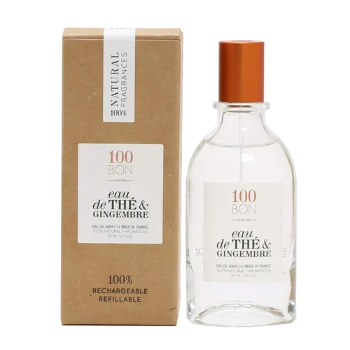 Miniatura 9 de 100BON Eau De The & Gingembre - Aroma de té y jengibre para mujeres y hombres, fragancia orgánica energizante, notas dulces, cítricas y picantes