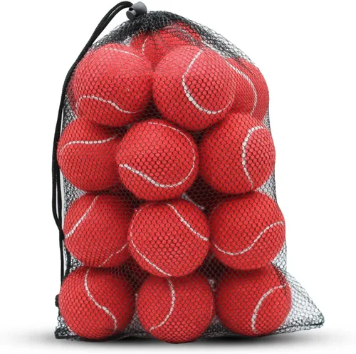 Miniatura 13 de SHYUJAJIE Tennis Balls, 20 Pack Training Tennis Balls,High Elasticity Practice Tennis for Beginner, Exercise Playing Balls for Pet Dog Azul claro