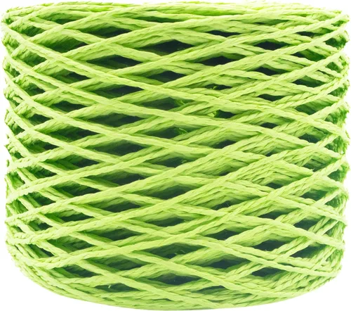 Miniatura 58 de Mandala Crafts Aqua Raffia - Hilo de rafia para envolver regalos, cinta de rafia de papel natural de 200 yardas para ganchillo, manualidades
