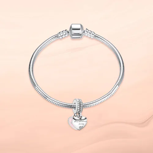 Miniatura 2 de Annmors Snowflake Charms for Woman-925 Sterling Silver Dangle Pendant Cubic Zirconia BeadGirl Jewelry Beads Gifts for Women BraceletNecklace