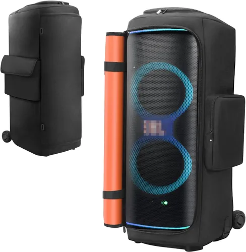 Miniatura 13 de Funda para altavoz compatible con JBL PartyBox 120/PartyBox 110, funda protectora a prueba de polvo con parte inferior abierta (sin velcro)