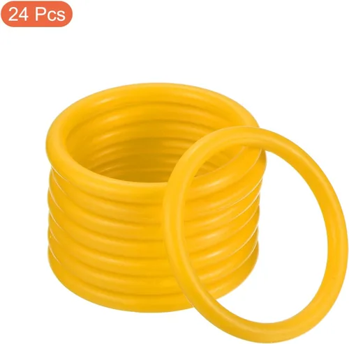 Miniatura 25 de PATIKIL Anillos de lanzamiento de anillo de carnaval aros de plástico para cabina de juego de recuerdo de fiesta al aire libre