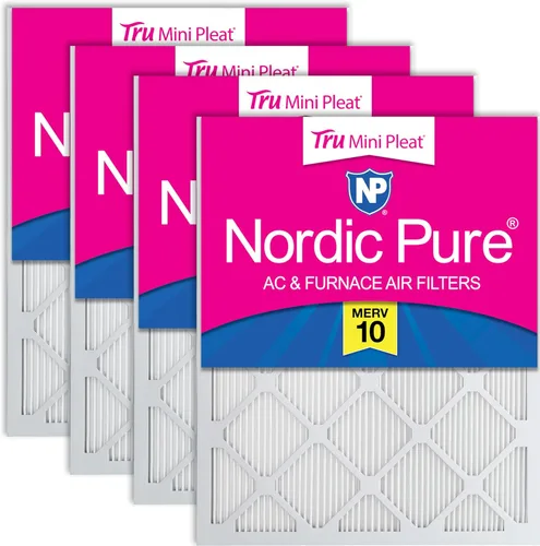 Miniatura 49 de Nordic Pure Filtros de aire para horno MERV 6 de 18 x 25 x 1 pulgadas (tamaño real: 17 1/2 x 24 1/2 x 3/4), color verde poliéster MERV 6, reduce