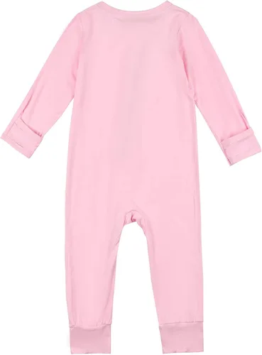 Miniatura 2 de Aablexema Pijama sin pies para bebé con puños de manopla, de bambú, con cremallera de 2 vías, manga larga, mameluco de una pieza para dormir