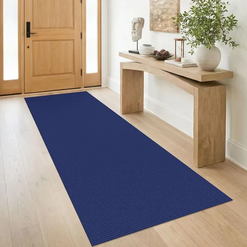 Miniatura 130 de IOHOUZE Alfombra de Área Lavable 4x6 Antideslizante con Respaldo de Goma Alfombras Tejidas para Entrada Interior Alfombras de Dormitorio Alfombra