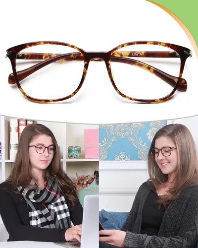 Miniatura 7 de LifeArt Lentes de bloqueo de luz azul, antifatiga ocular, anteojos de lectura para computadora, gafas de TV para hombres y mujeres 01_Nola_Tortoise