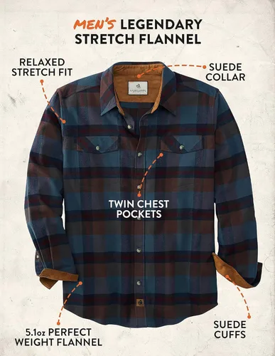 Miniatura 6 de Legendary Whitetails - Camisa Legendary de franela para hombre