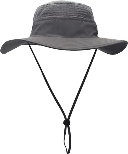 Miniatura 8 de Duakrs - Sombrero unisex de ala ancha, para exteriores, UPF 50+, impermeable, Boonie para verano, protección UV
