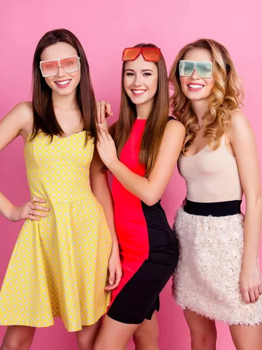 Miniatura 7 de Frienda 14 pares de lentes de sol cuadrados de gran tamaño con parte superior plana de gran tamaño para mujer Como se muestra en la imagen